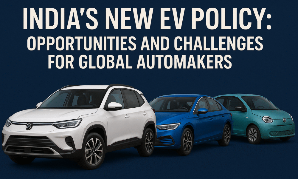 Electric vehicles lineup under India's new EV policy 2025